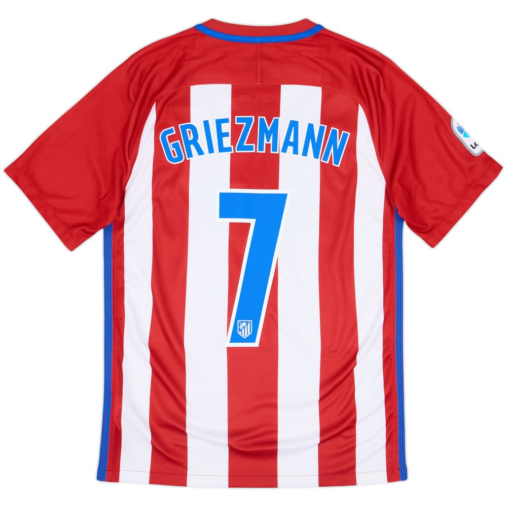 2016-17 Atletico Madrid Home Shirt Griezmann #7 - 8/10 - (S)