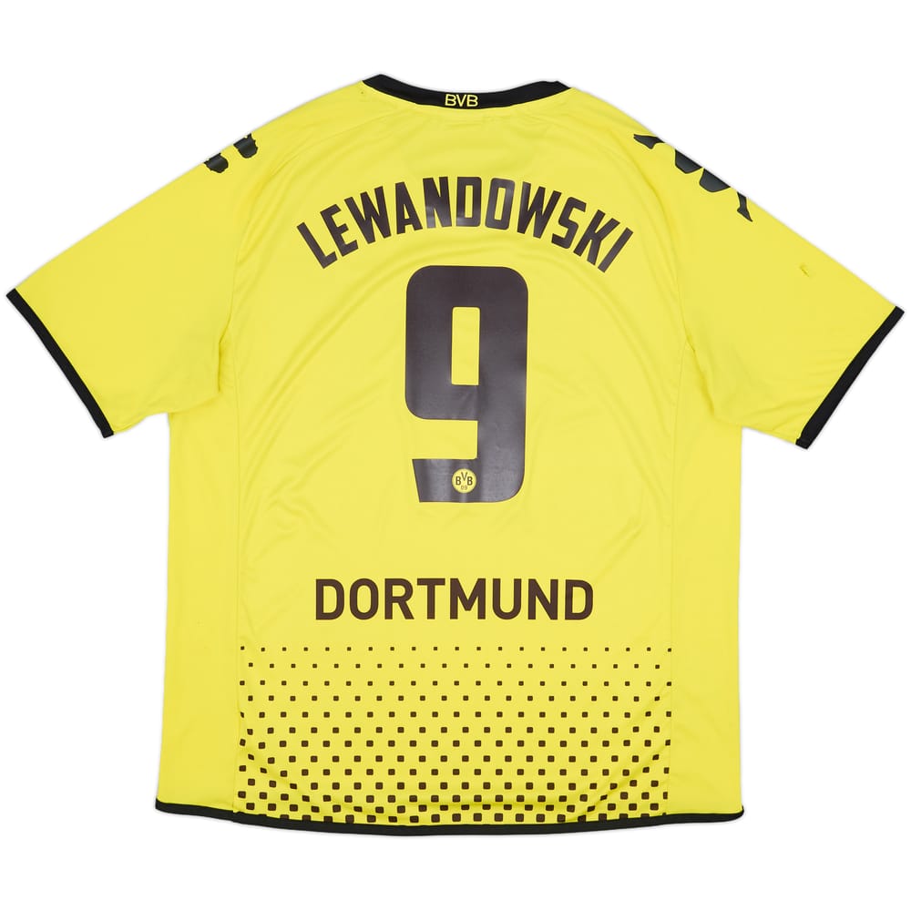 2011-12 Borussia Dortmund Home Shirt Lewandowksi #9 - 7/10 - (XXL)