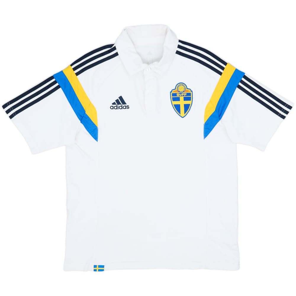 2013-14 Sweden adidas Polo Shirt - 8/10 - (M)