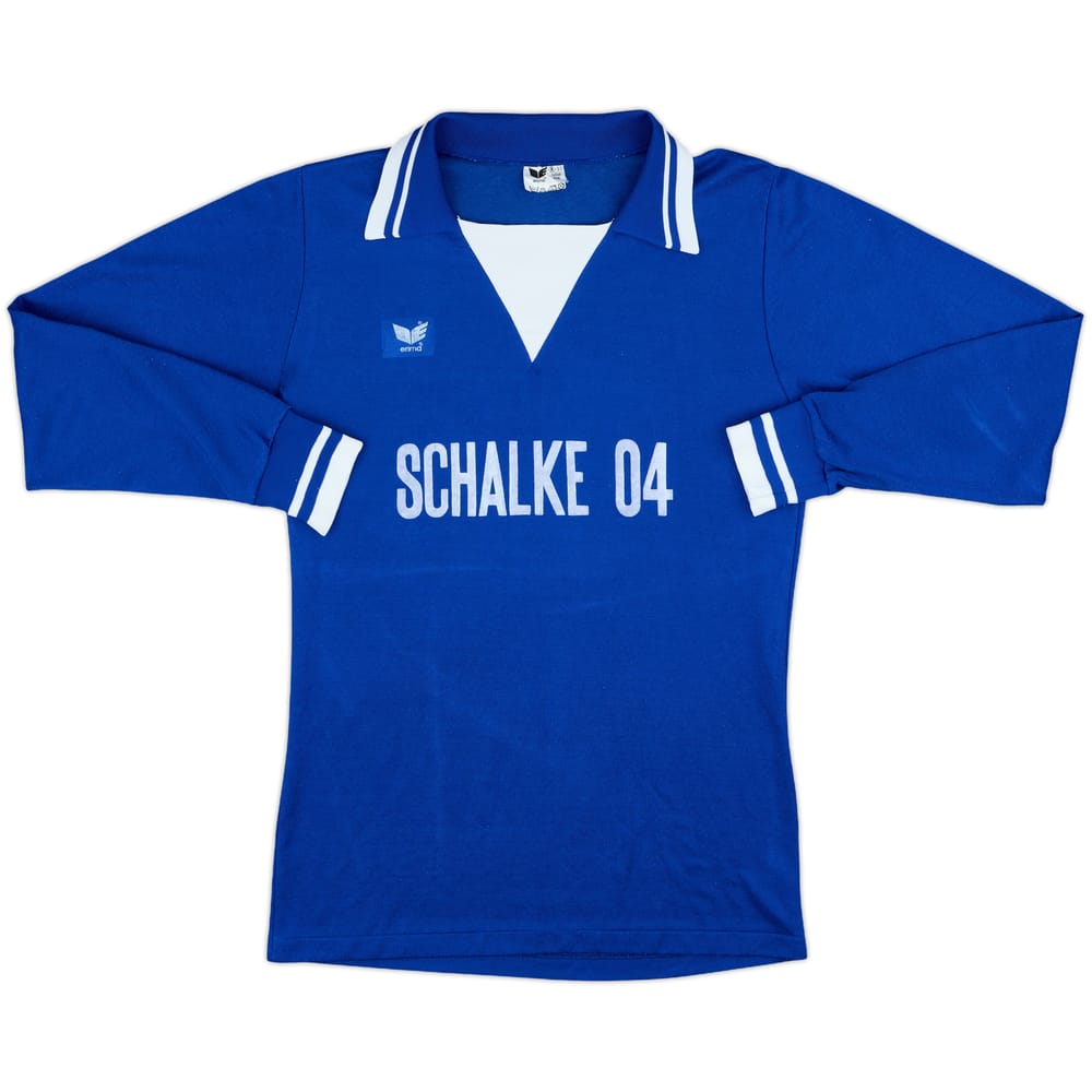1977-78 Schalke Home L/S Shirt - 8/10 - (M)