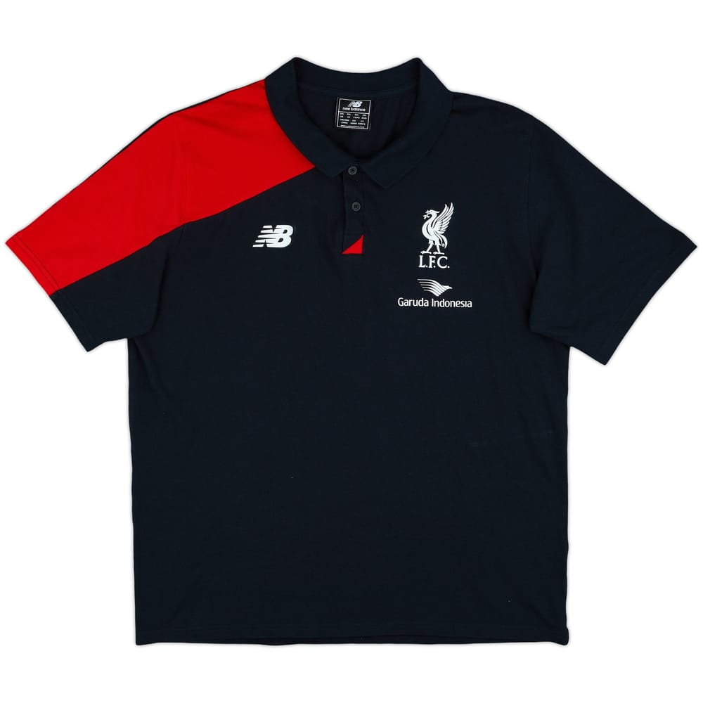 2015-16 Liverpool New Balance Polo Shirt - 9/10 - (XXL)