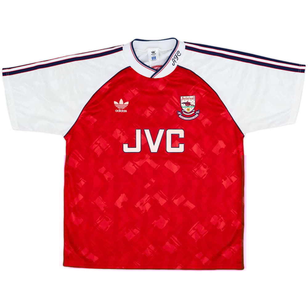 1990-92 Arsenal Home Shirt - 8/10 - (L)