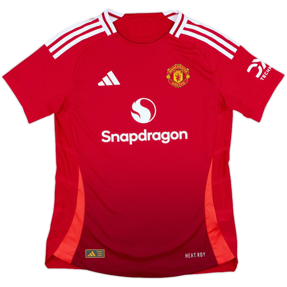 2024-25 Manchester United Authentic Home Shirt - 10/10 - (Women's S)
