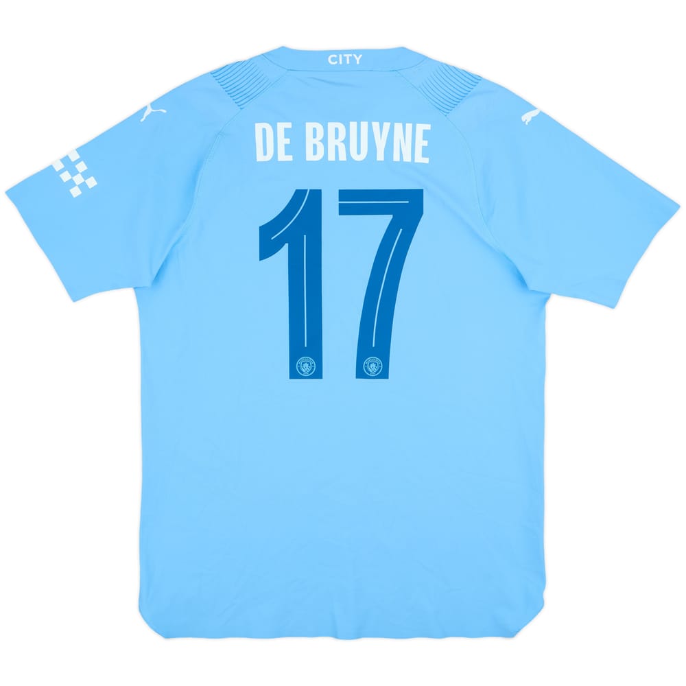 2023-24 Manchester City Authentic Home Shirt De Bruyne #17 - 8/10 - (L)