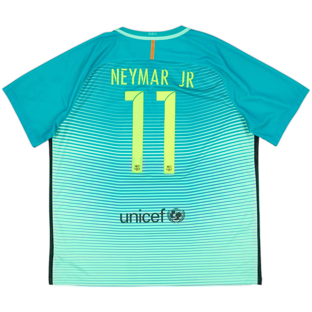 2016-17 Barcelona Third Shirt Neymar Jr #11 - 9/10 - (XXL)