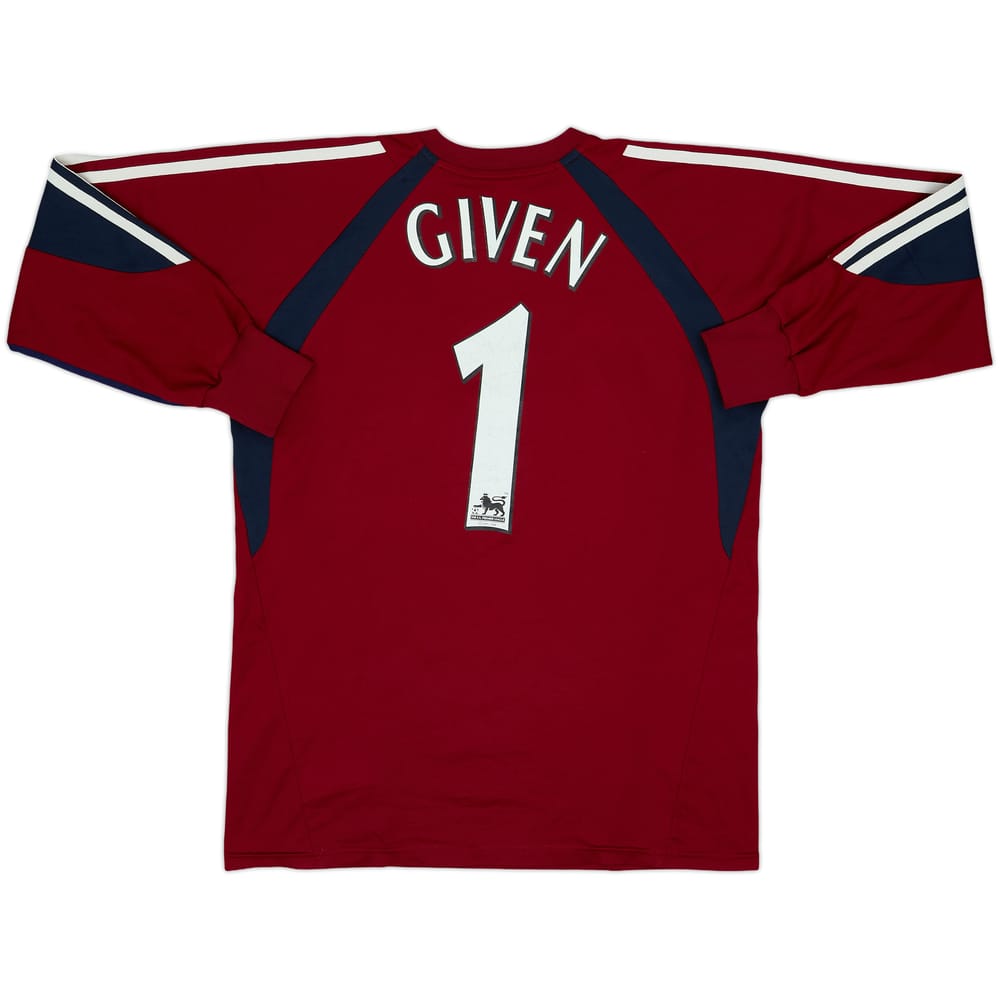 2003-04 Newcastle GK Shirt Given #1 - 7/10 - (XL.Boys)