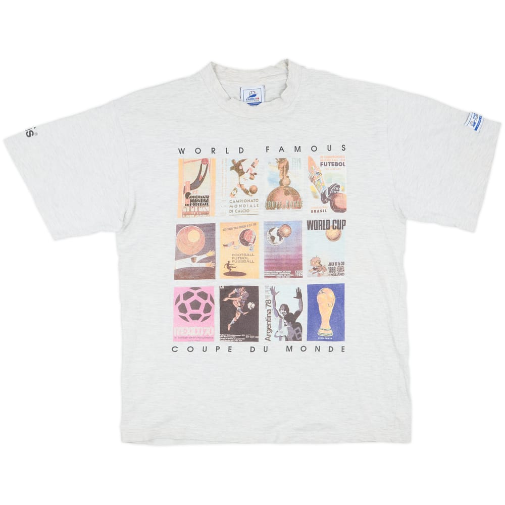 1998 France 'Coupe du Monde' Graphic Tee - 8/10 - (L)