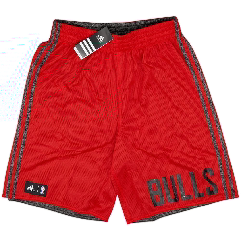2015-16 Chicago Bulls adidas Reversible Training Shorts (L)