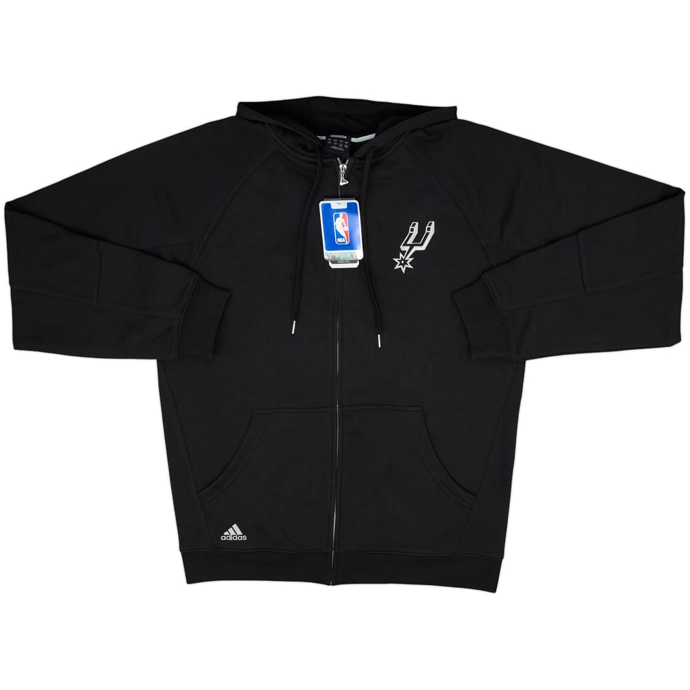2008-09 San Antonio Spurs adidas Hooded Sweat Top (L)