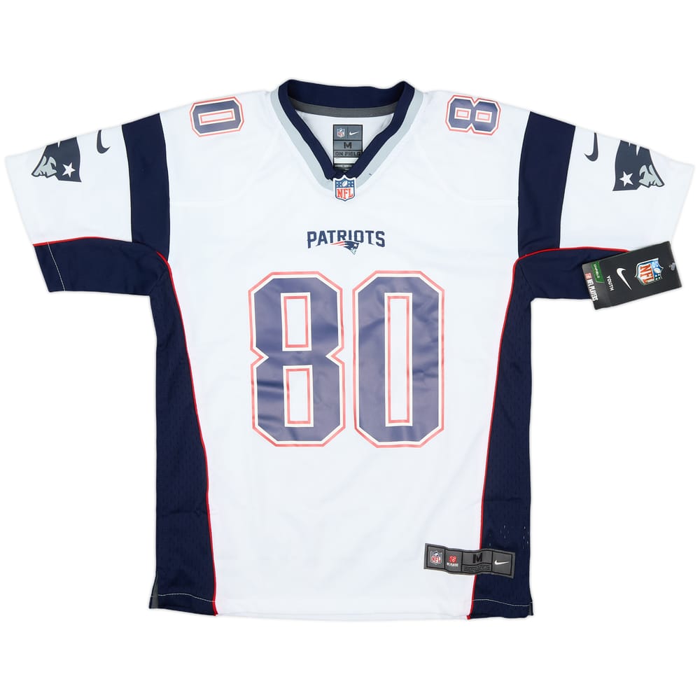 2013-17 New England Patriots Amendola #80 Nike Game Away Jersey (M.Boys)