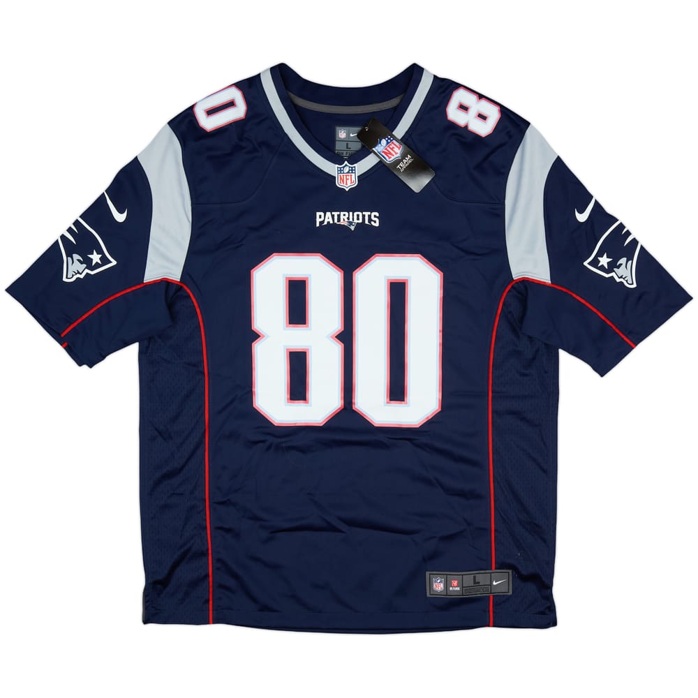 2013-17 New England Patriots Amendola #80 Nike Game Home Jersey (L)