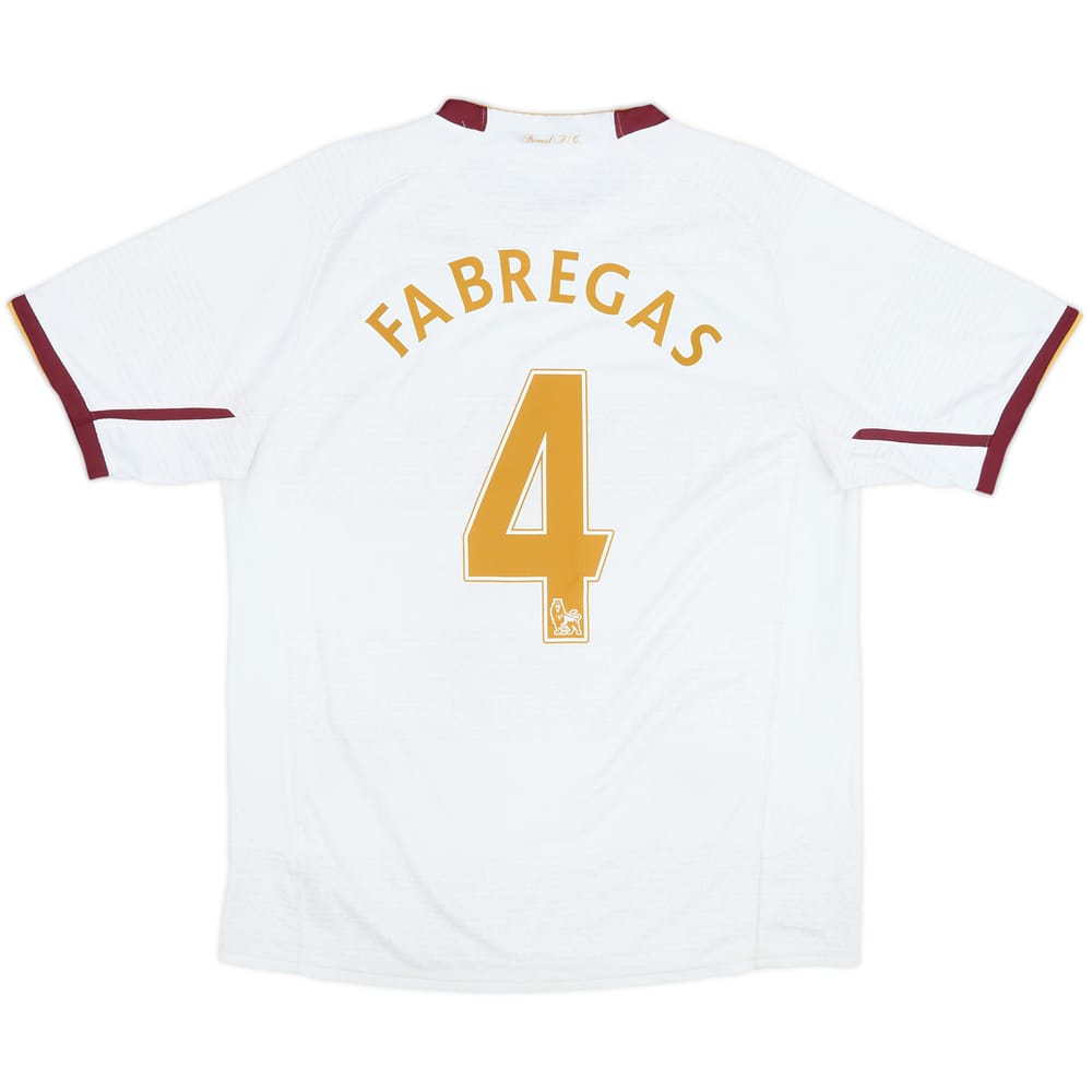 2007-08 Arsenal Away Shirt Fabregas #4 - 6/10 - (M)