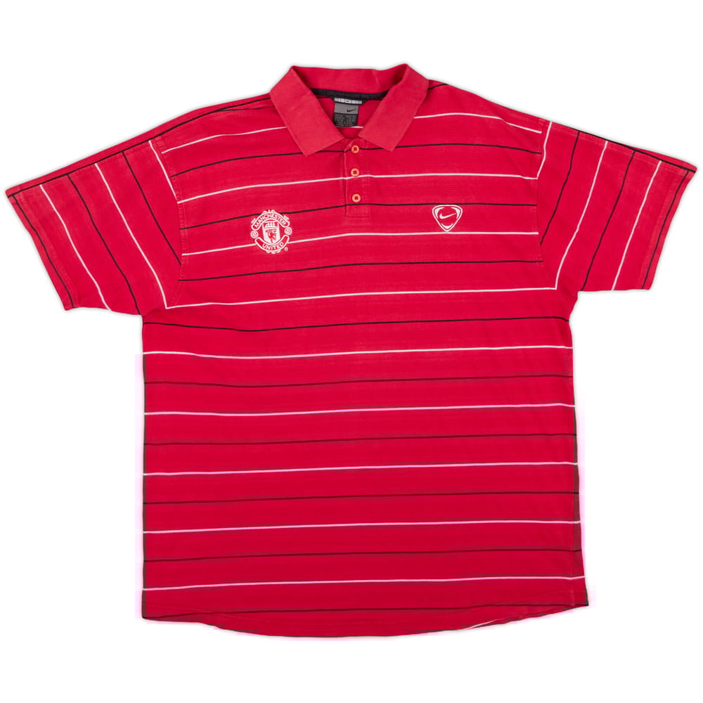 2008-09 Manchester United Nike Polo Shirt - 8/10 - (XL)