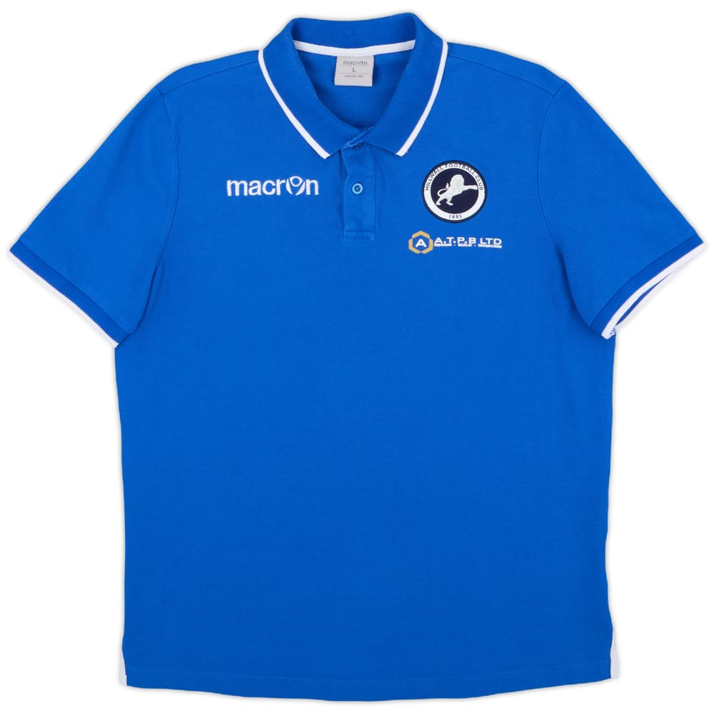 2015-16 Millwall Macron Polo Shirt - 7/10 - (L)