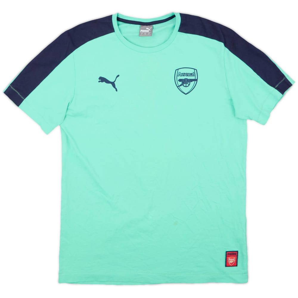 2017-18 Arsenal Puma Cotton Tee - 7/10 - (M)