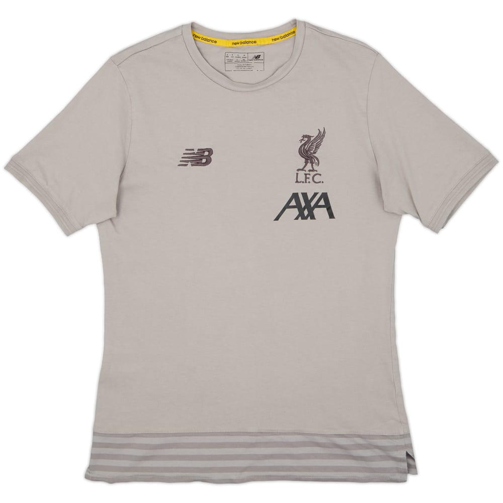 2019-20 Liverpool New Balance Cotton Tee - 8/10 - (S)
