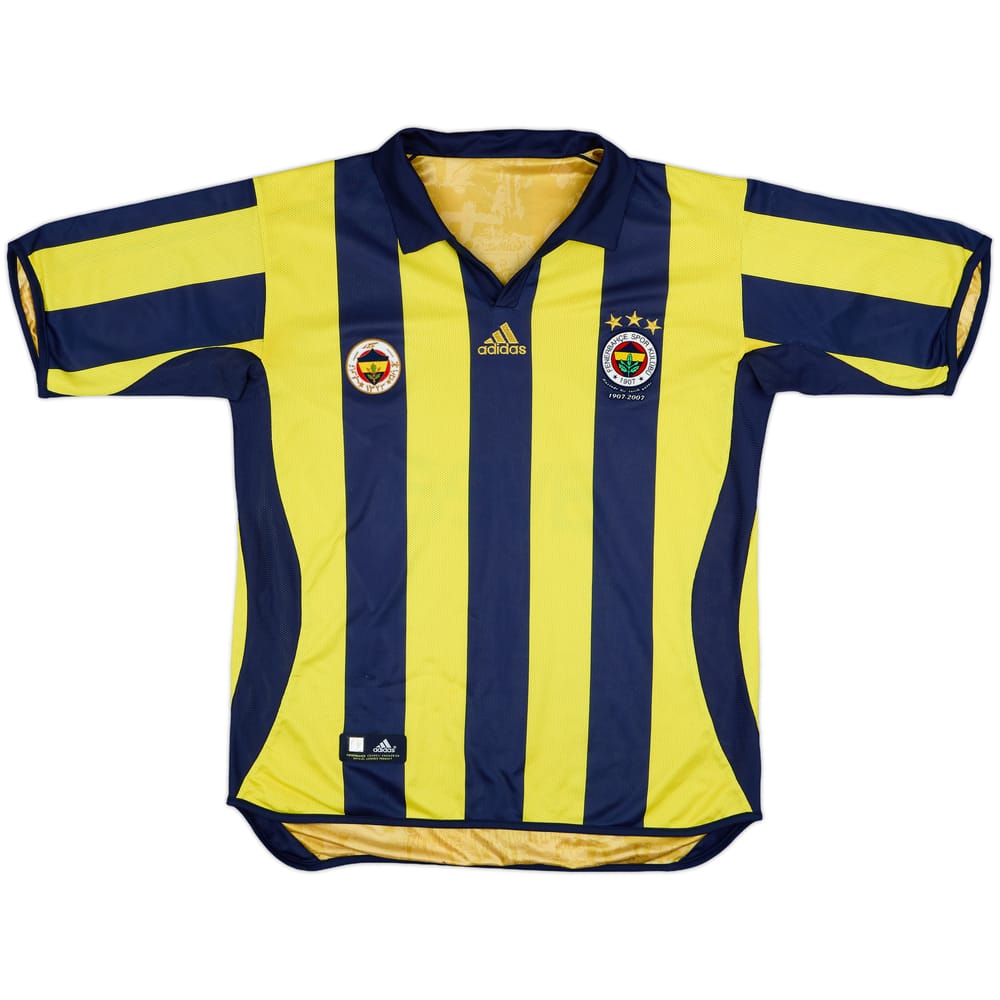 2006-07 Fenerbahce Centenary Home/Away Shirt - 5/10 - (L)