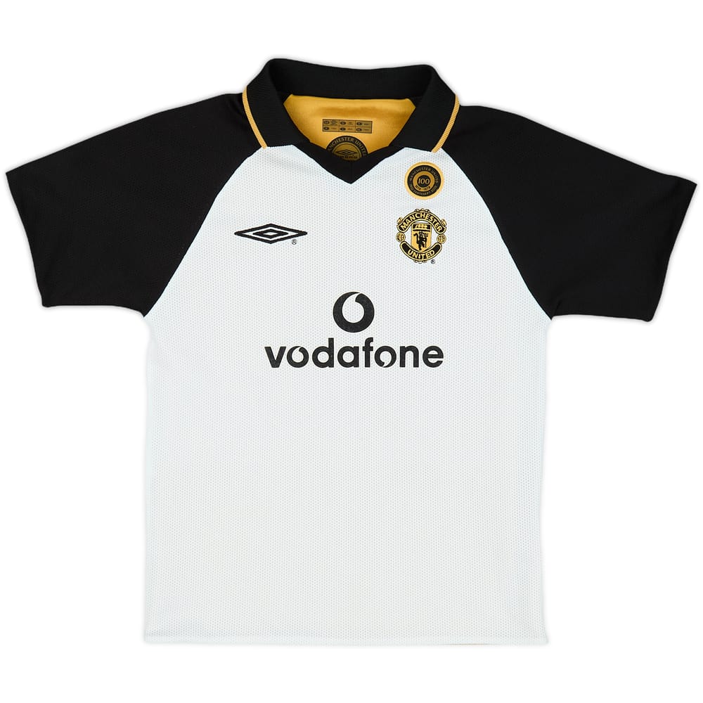 2001-02 Manchester United Centenary Away/Third Shirt - 9/10 - (4-5 Years)