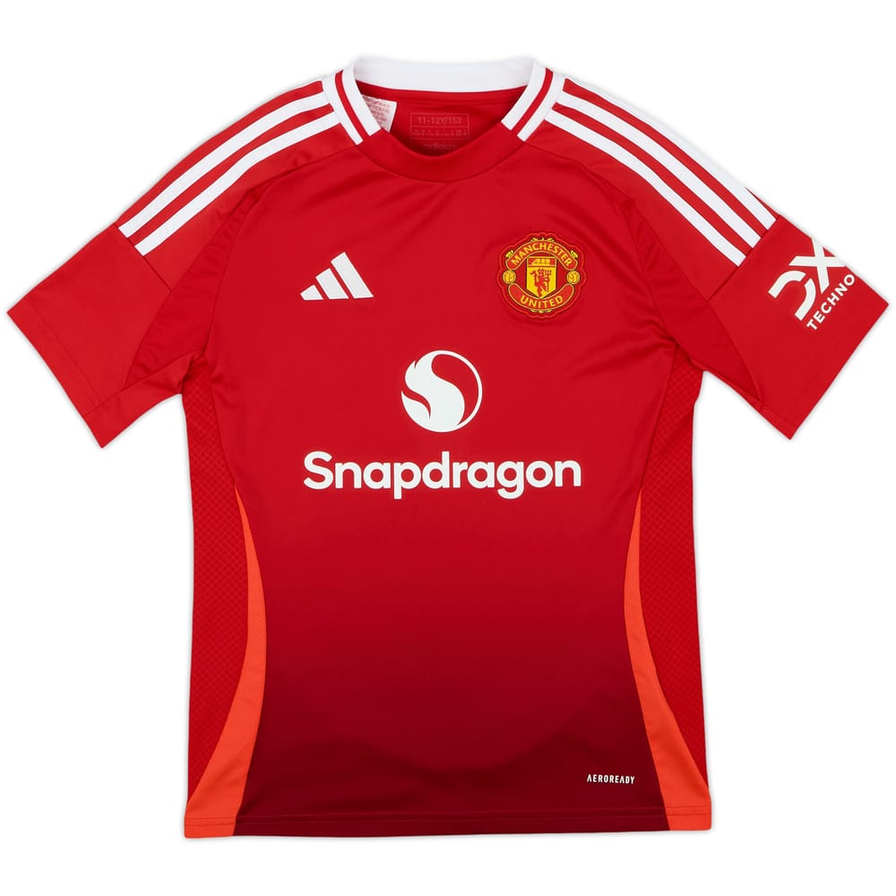 2024-25 Manchester United Home Shirt - 9/10 - (M.Boys)