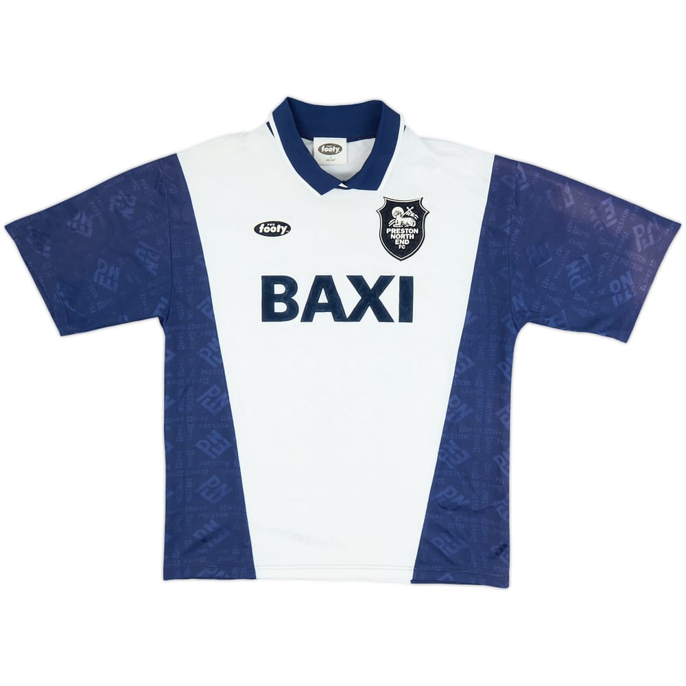 1995-96 Preston North End Home Shirt - 9/10 - (L)