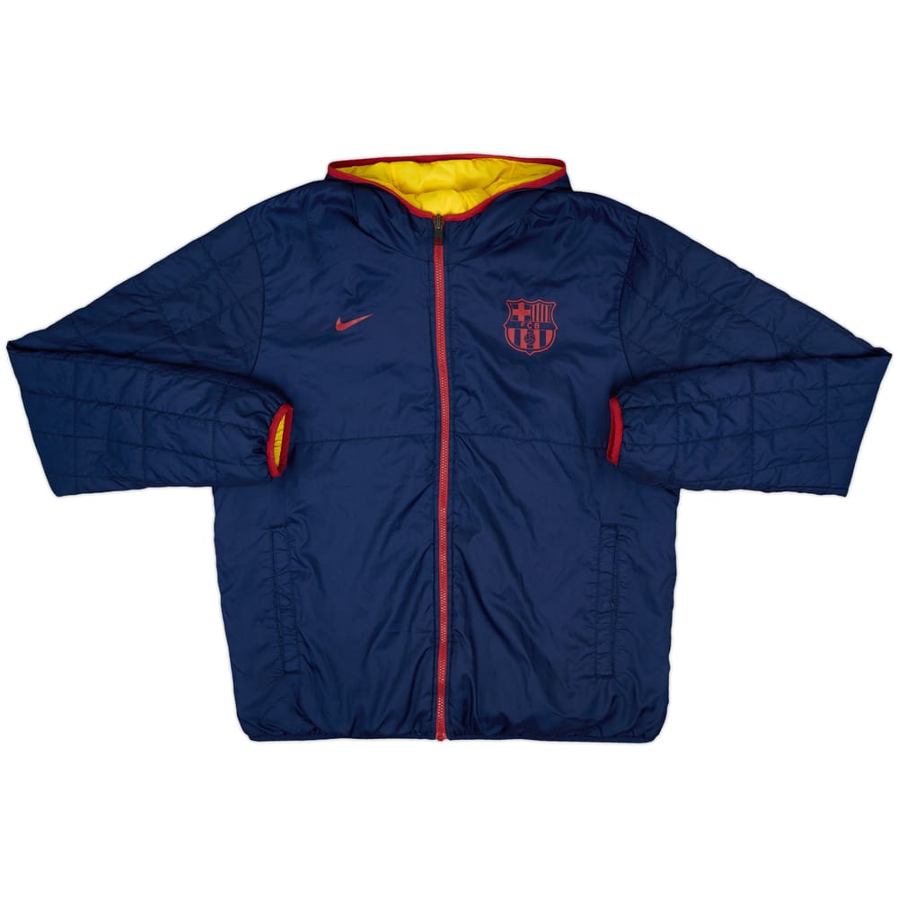 2012-13 Barcelona Nike Reversible Padded Bench Coat - 8/10 - (XL)