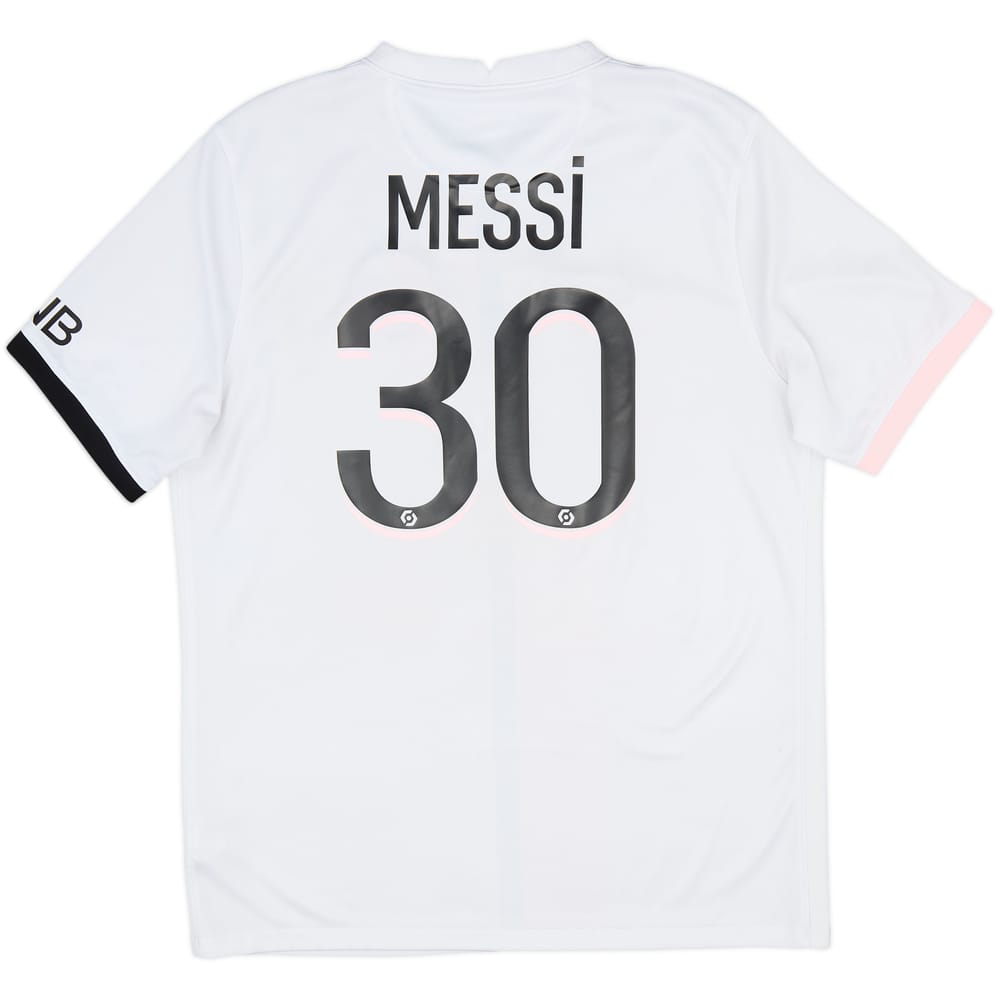 2021-22 Paris Saint-Germain Away Shirt Messi #30 - 5/10 - (L)