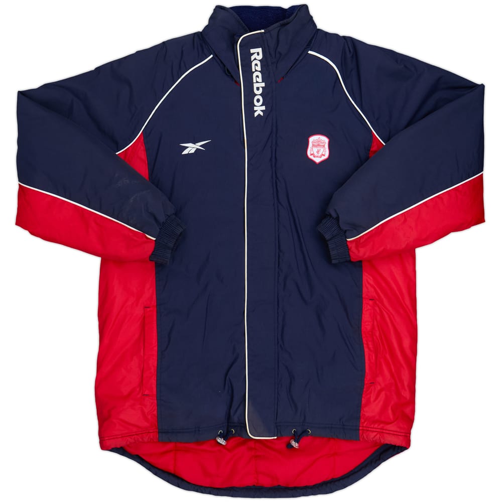 2000-01 Liverpool Reebok Bench Coat - 8/10 - (L)