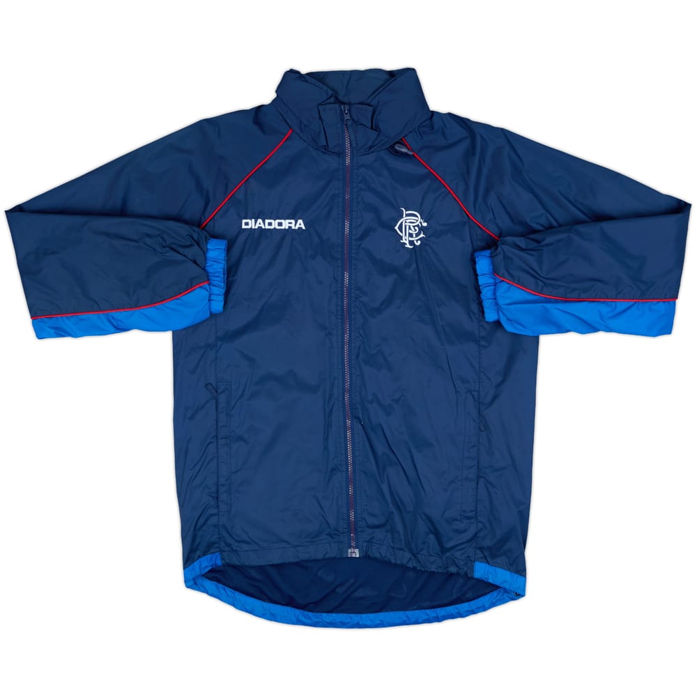 2003-05 Rangers Diadora Hooded Rain Jacket - 6/10 - (S)