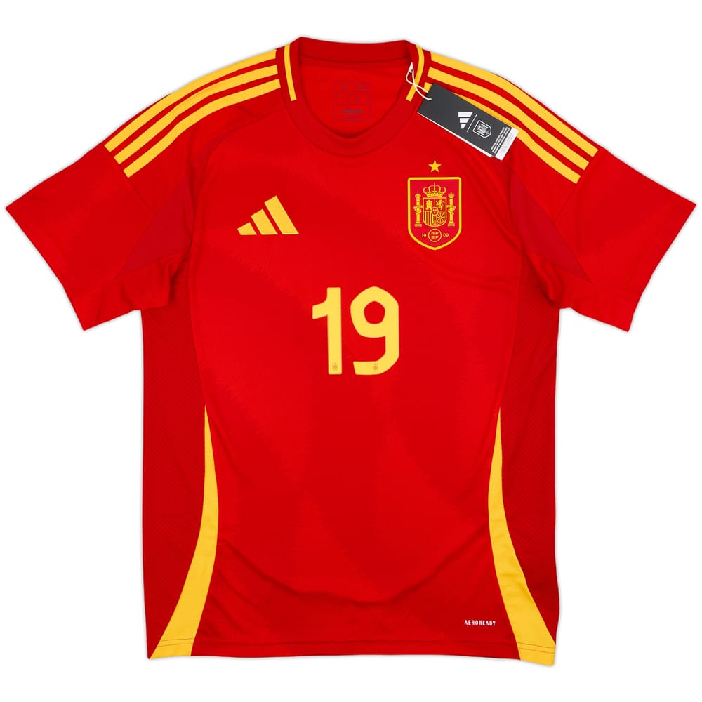2024-25 Spain Home Shirt Lamine Yamal #19 (M)
