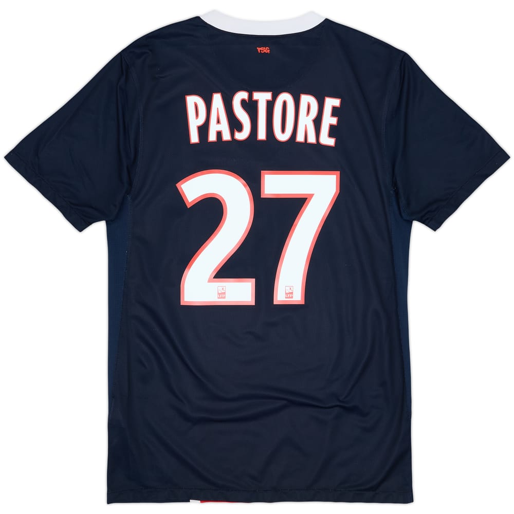 2011-12 Paris Saint-Germain Home Shirt Pastore #27 - 8/10 - (S)