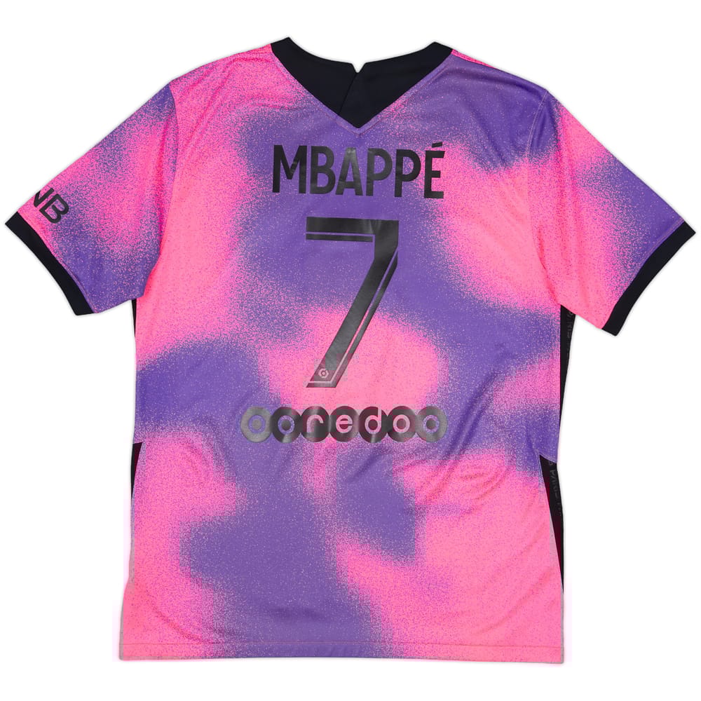 2020-21 Paris Saint-Germain Fourth Shirt Mbappe #7 - 9/10 - (M)
