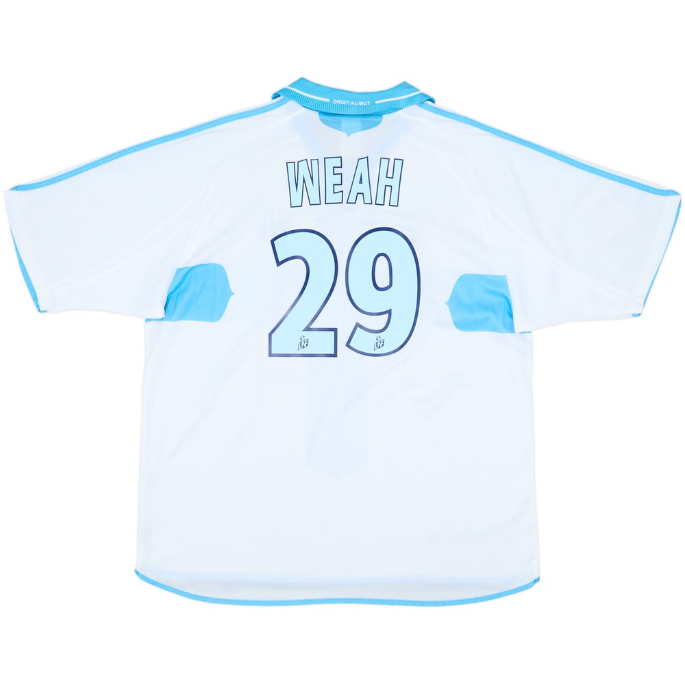 2000-01 Olympique Marseille Home Shirt Weah #29 - 9/10 - (XL)