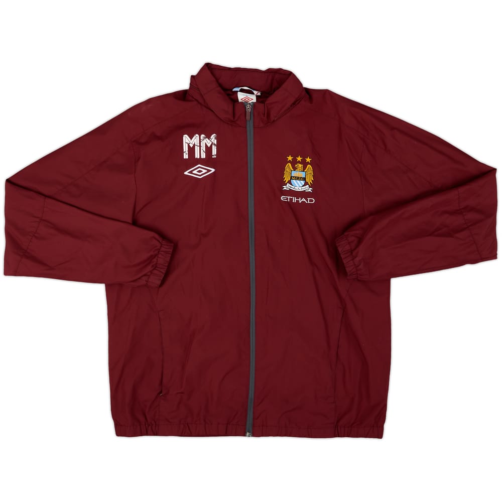 2012-13 Manchester City Umbro Staff Issue Hooded Rain Jacket MM - 6/10 - (L)