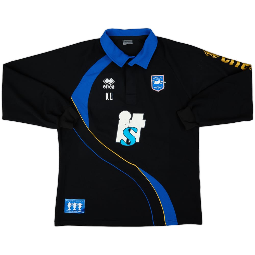 2009-10 Brighton Staff Issue Errea Polo Sweat Top KL - 5/10 - (XL)