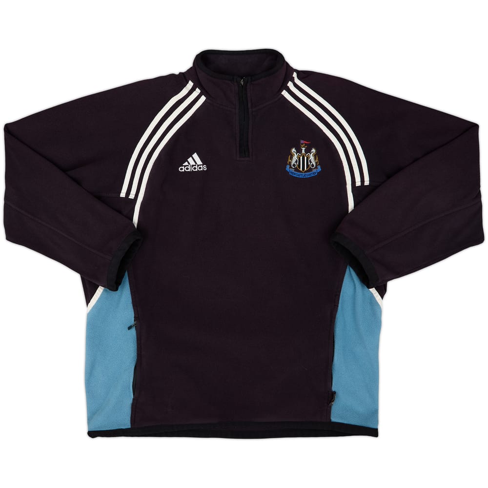 2001-02 Newcastle United adidas 1/4 Zip Fleece Top - 5/10 - (L)