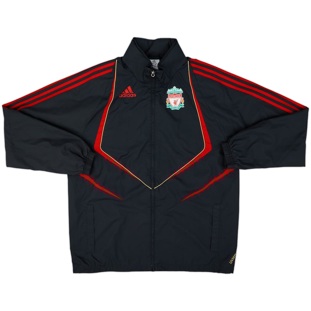 2009-10 Liverpool adidas Hooded Rain Jacket - 9/10 - (M)