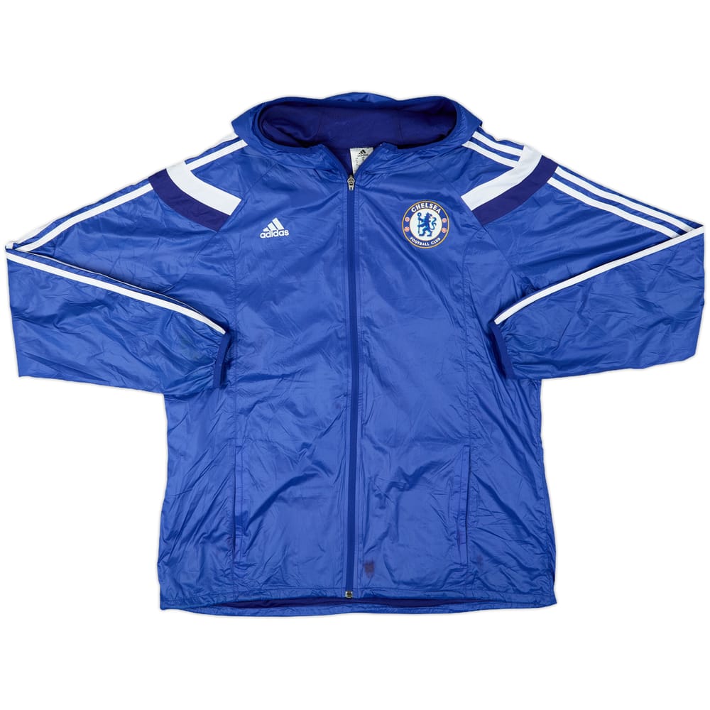 2014-15 Chelsea adidas Hooded Track Jacket - 6/10 - (XL)