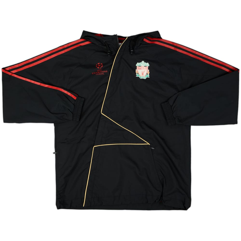2009-10 Liverpool adidas CL Hooded Rain Jacket - 5/10 - (M/L)