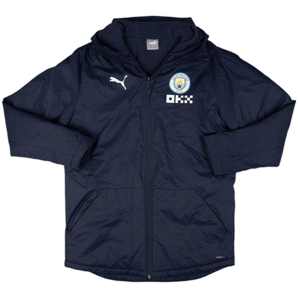 2022-23 Manchester City Puma Padded Bench Coat - 8/10 - (M)