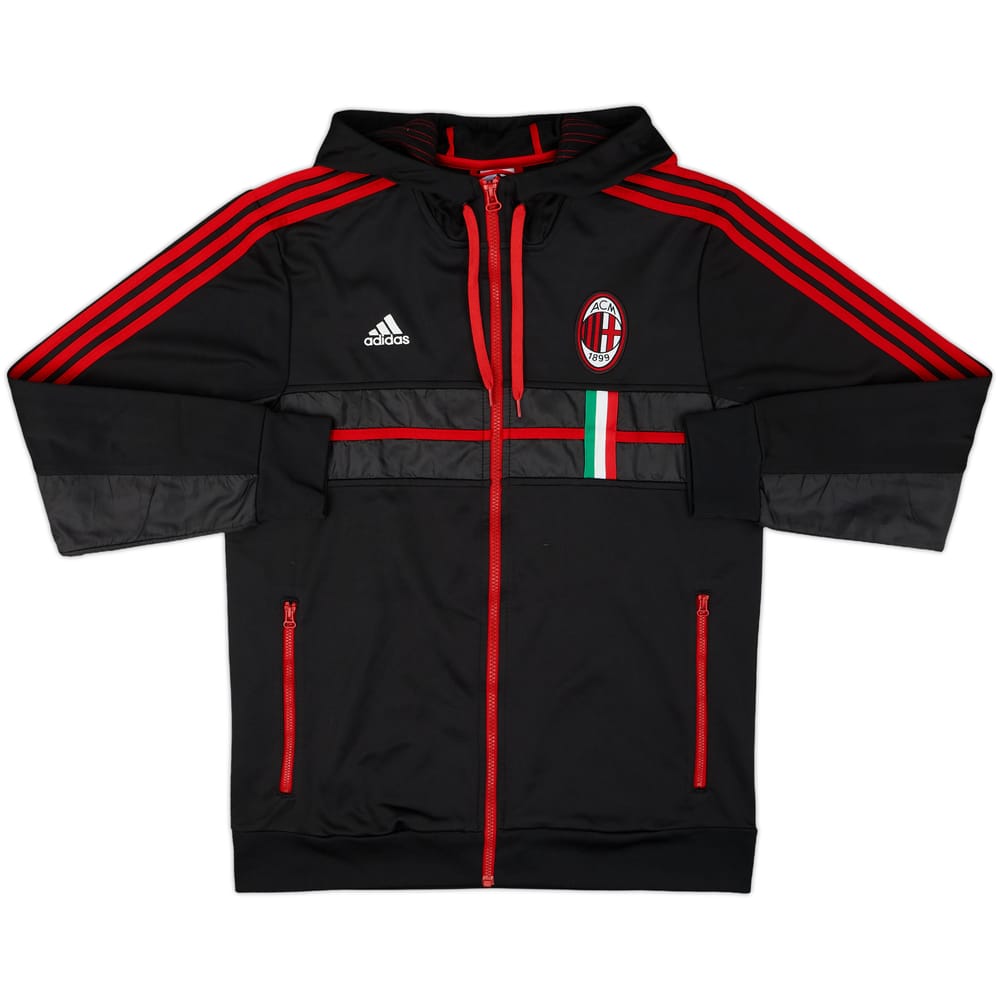 2012-13 AC Milan adidas Hooded Track Jacket - 10/10 - (M)