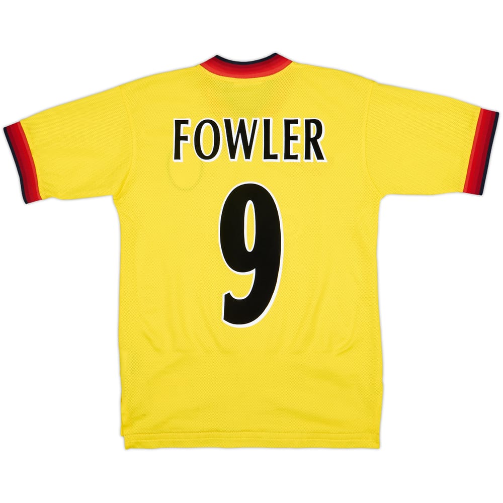 1997-99 Liverpool Away Shirt Fowler #9 - 7/10 - (Y)