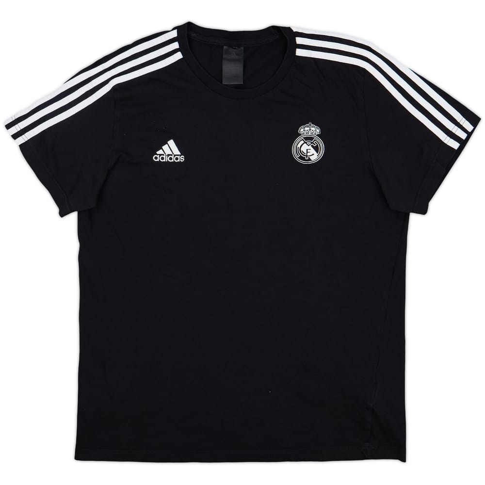 2018-19 Real Madrid adidas Cotton Tee - 8/10 - (L)