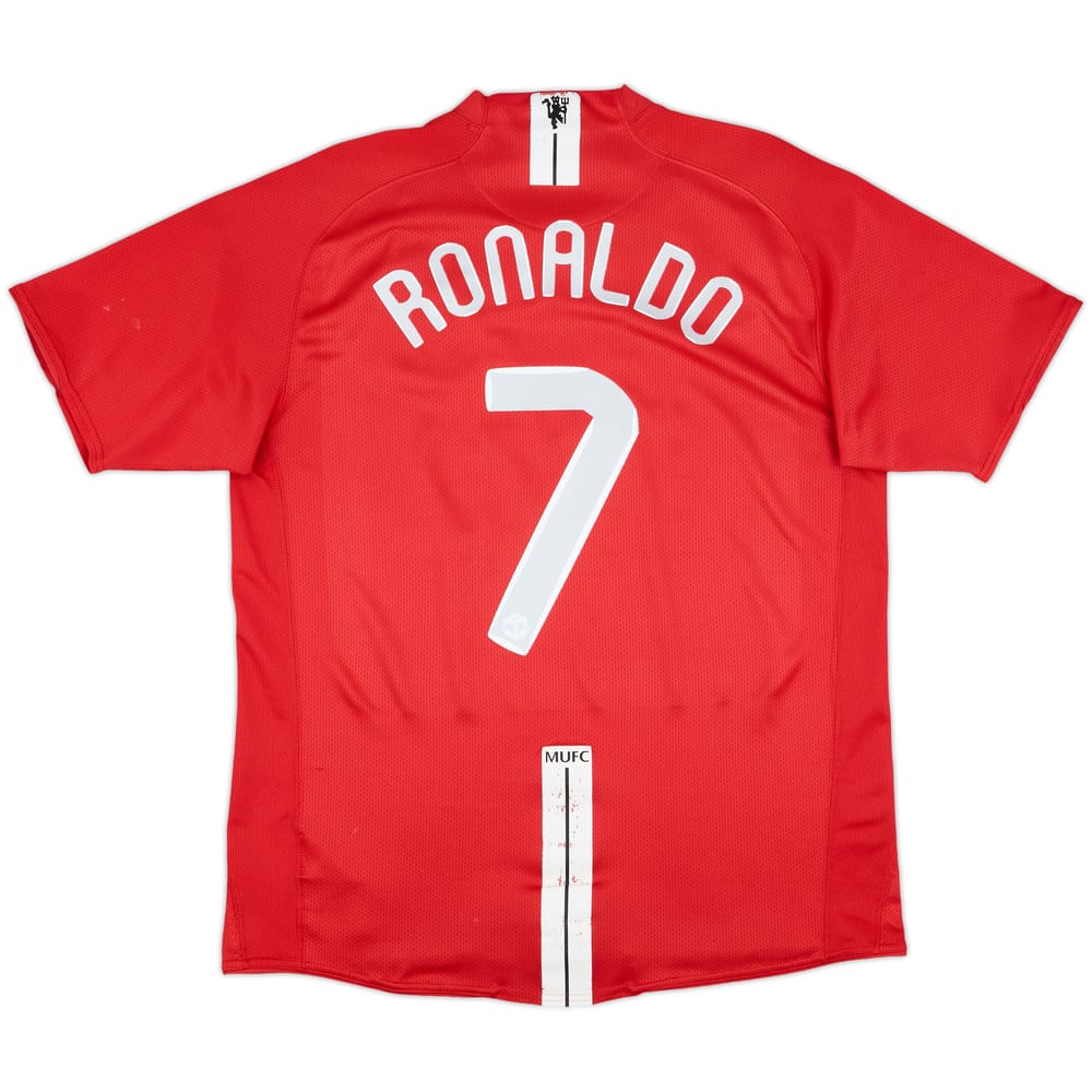 2007-09 Manchester United Home Shirt Ronaldo #7 - 5/10 - (L)