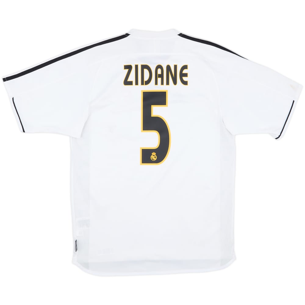 2003-04 Real Madrid Home Shirt Zidane #5 - 8/10 - (S)