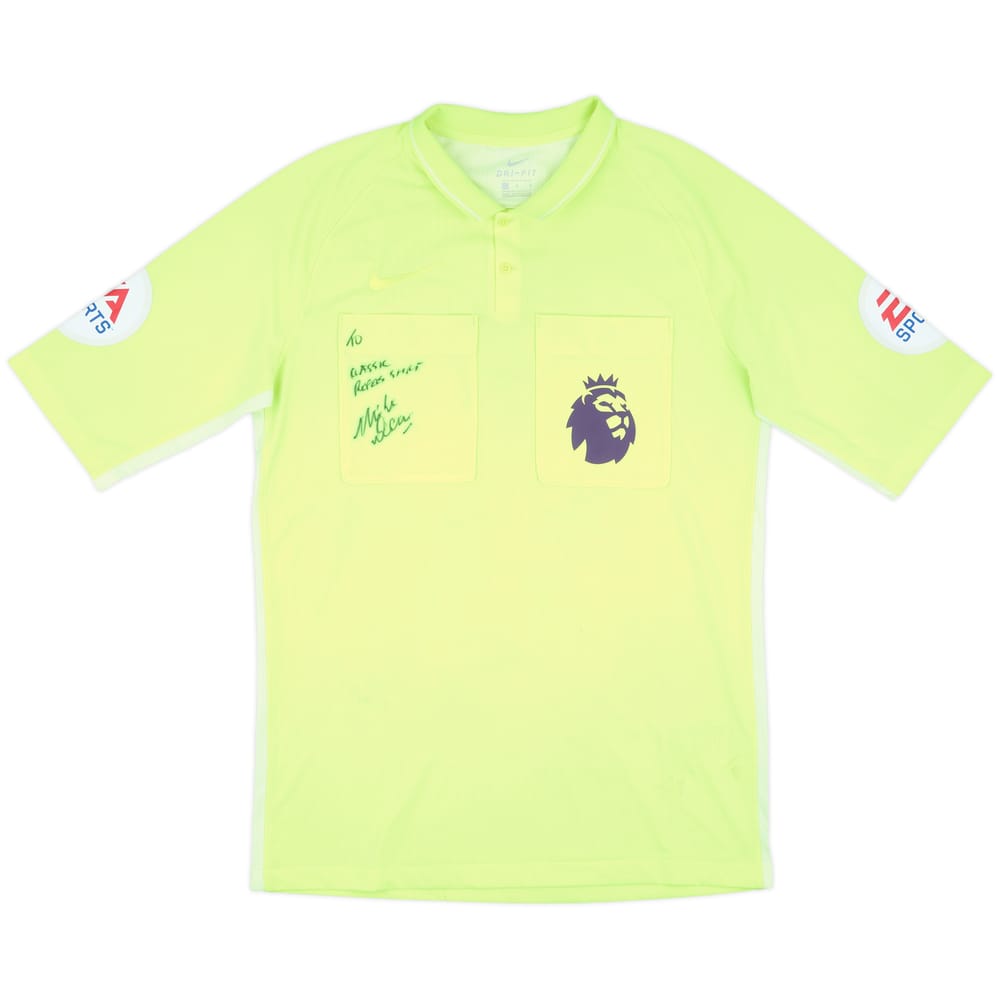 2019-20 Premier League Referee Issue Signed Shirt