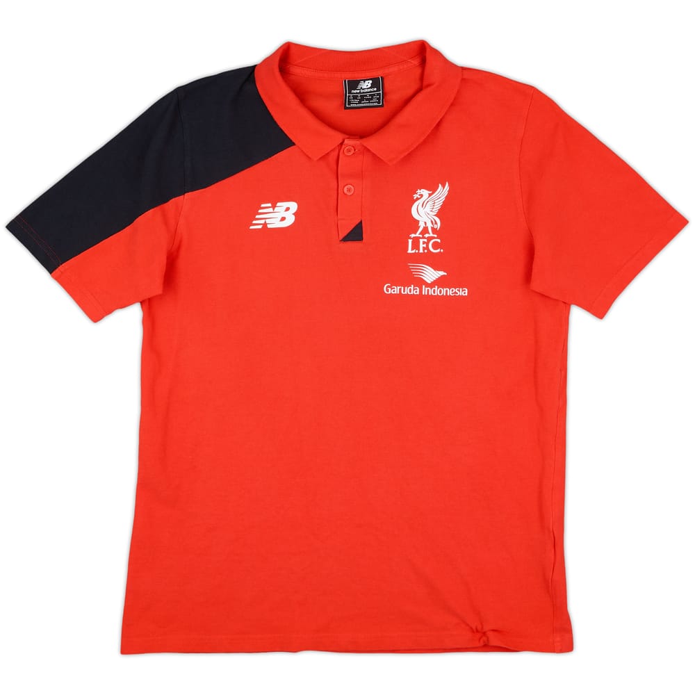 2015-16 Liverpool New Balance Polo Shirt - 8/10 - (M)