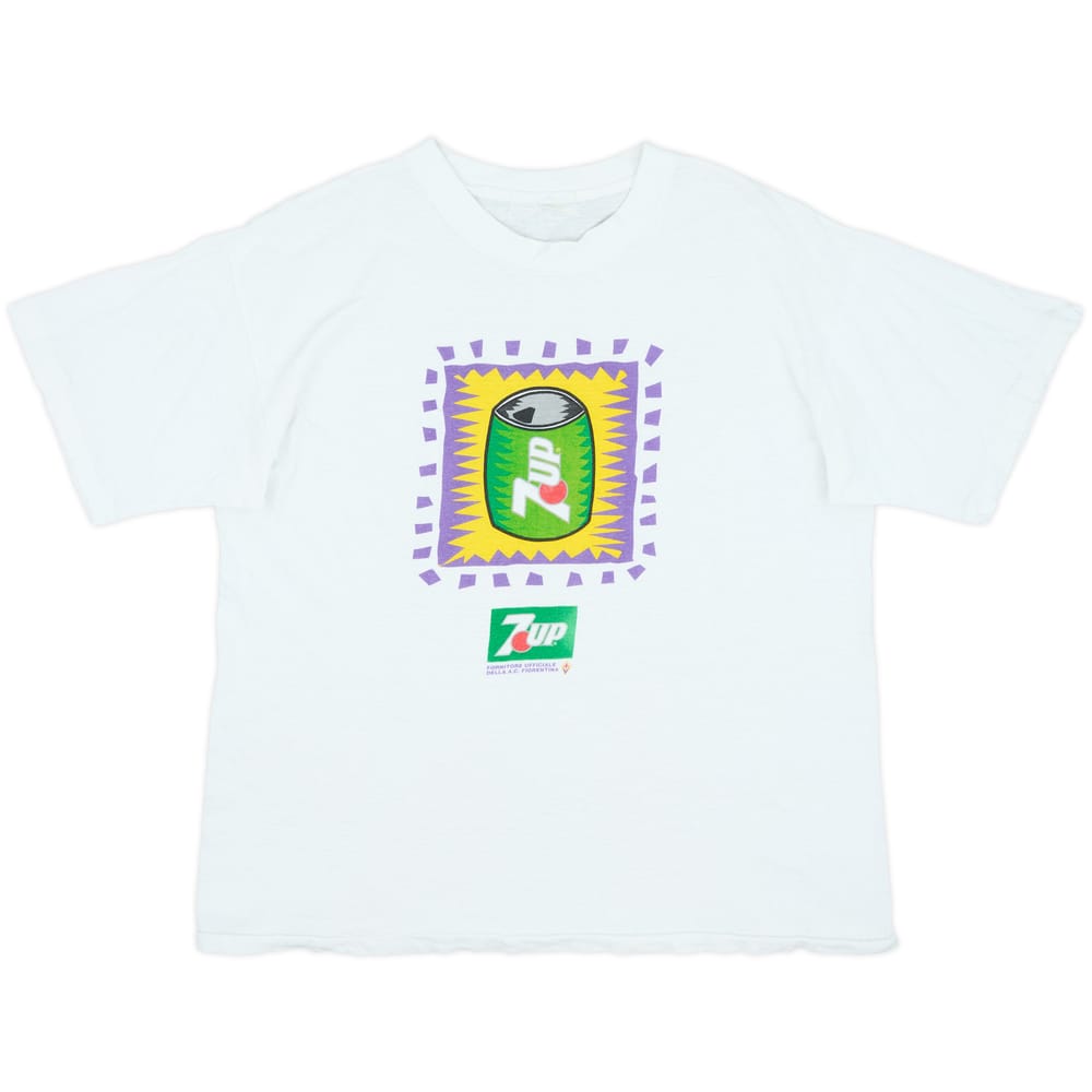 1992-93 Fiorentina 7-Up Graphic Tee - 8/10 - (M)