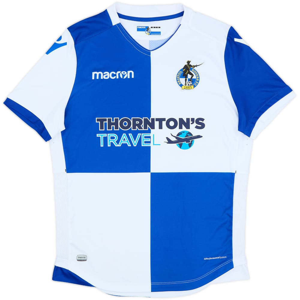 2017-18 Bristol Rovers Home Shirt - 9/10 - (M)