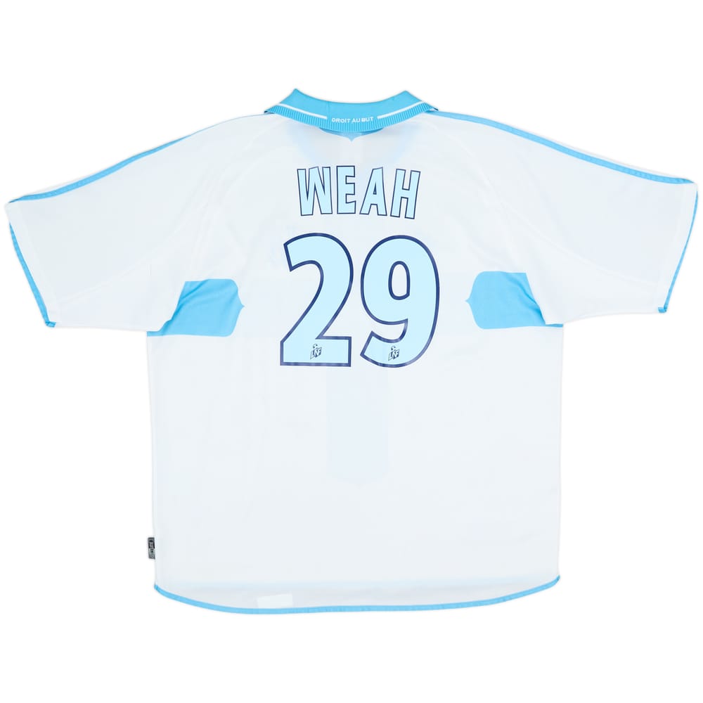 2000-01 Olympique Marseille Home Shirt Weah #29 - 7/10 - (XL)