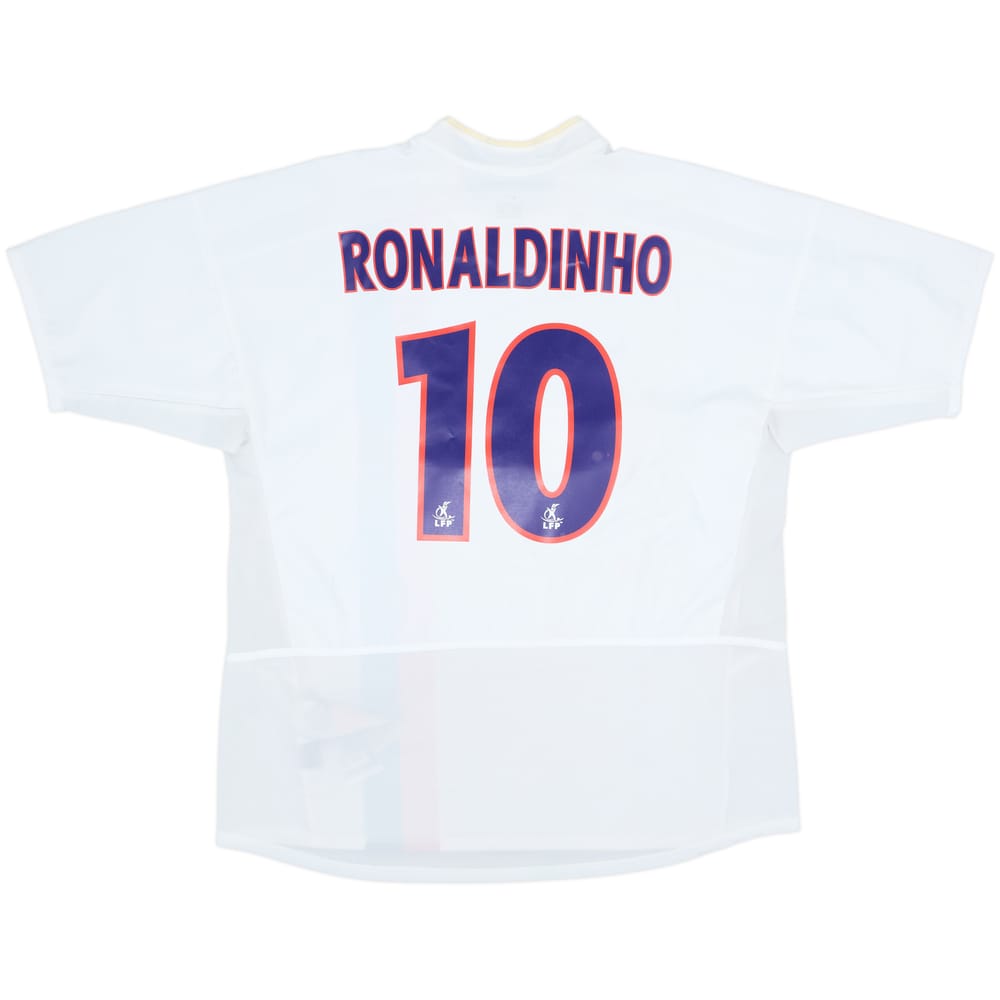 2002-03 Paris Saint-Germain Away Shirt Ronaldinho #10 - 6/10 - (XL)